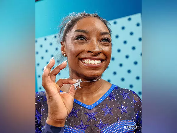 Star gymnast Simone Biles ने स्वर्ण पदक जीता