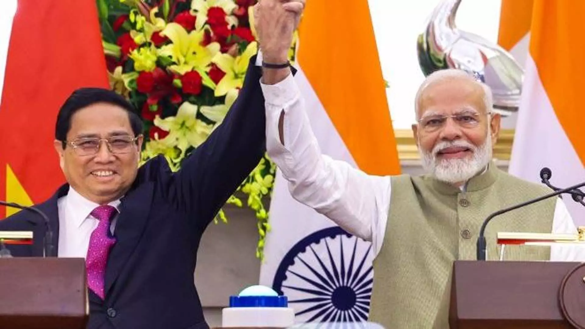 Modi ने वियतनाम के प्रधानमंत्री के साथ वार्ता में मुक्त