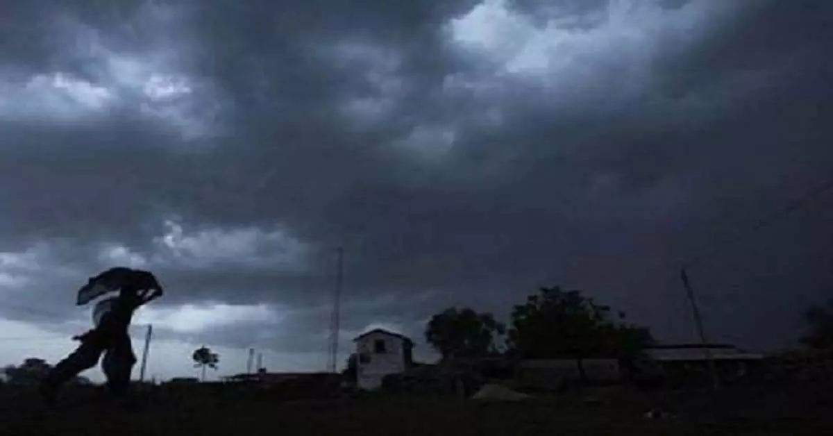 Odisha : बंगाल की खाड़ी के ऊपर दबाव का क्षेत्र बना, ओडिशा में भारी बारिश की संभावना