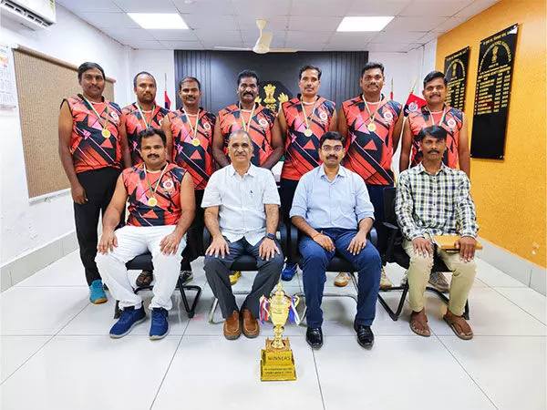 RPF विजयवाड़ा डिवीजन ने इंटर डिवीजनल वॉलीबॉल टूर्नामेंट में लगातार चौथा खिताब जीता