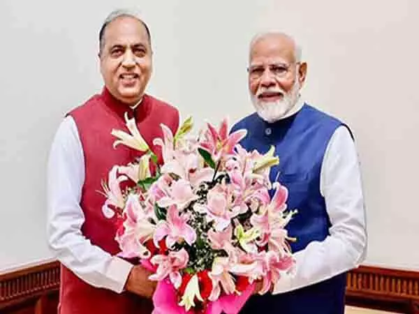 Jairam Thakur ने प्रधानमंत्री मोदी से मुलाकात की