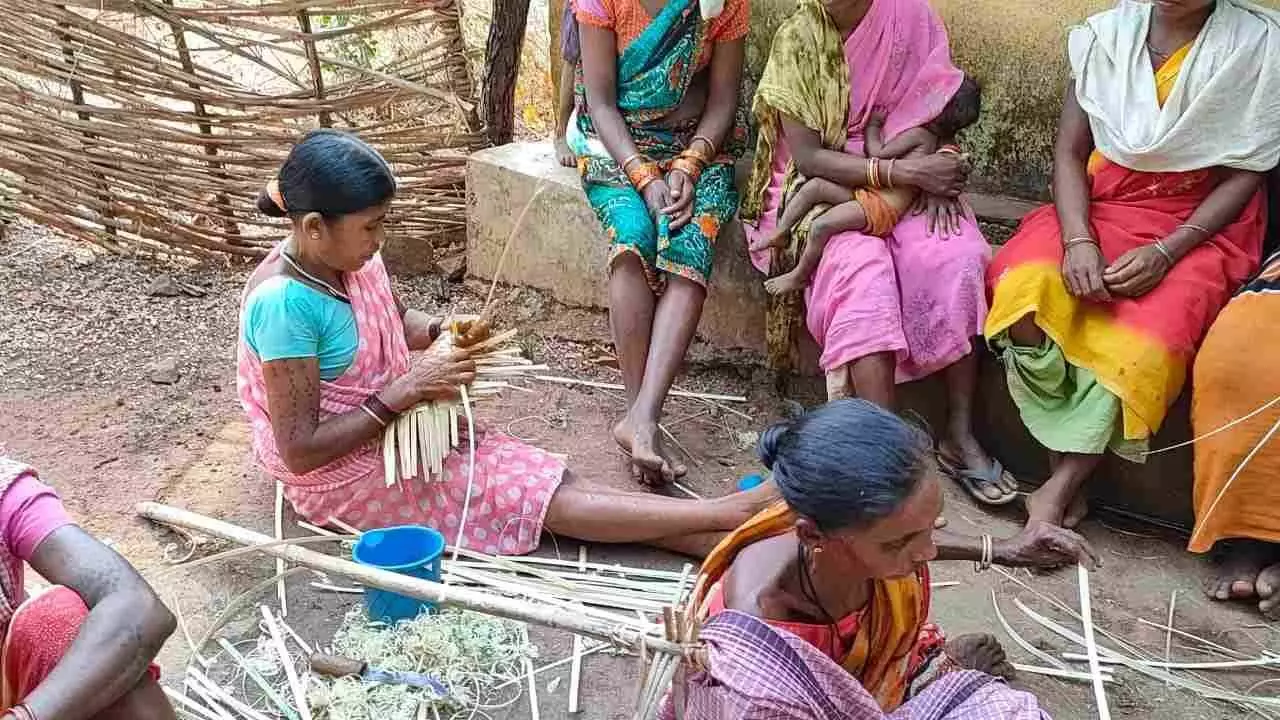 Marjum ग्राम के समूह की दीदियों को दिया गया केला उत्पादन का प्रशिक्षण