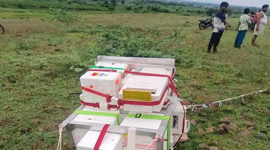 TIFR का मौसम अध्ययन उपकरण विजयपुरा क्षेत्र में उतरा