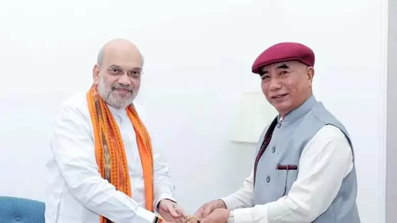 Mizoram के मुख्यमंत्री ने अमित शाह से मणिपुर जातीय संकट को हल करने का आग्रह किया