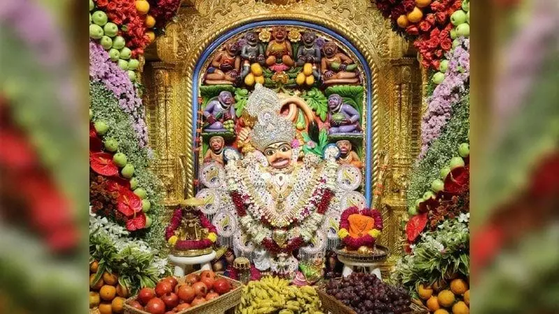 Gujarat : सारंगपुर में शनिवार को कष्टभंजन देव का फूल-फल से शृंगार और अन्नकूट होगा