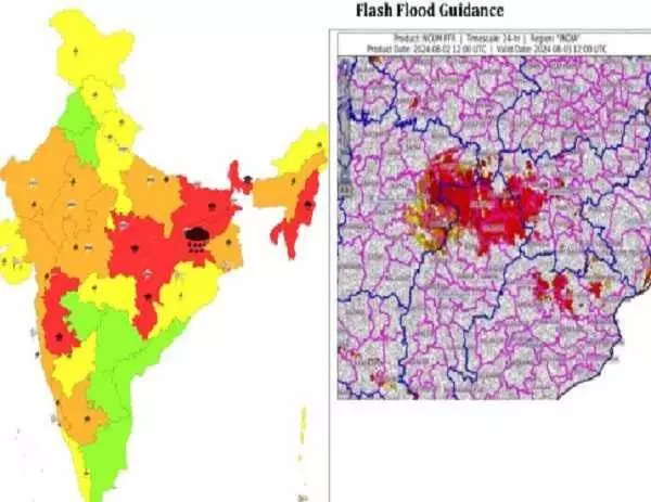 Monsoon Update: आईएमडी ने झारखंड में फ्लैश फ्लड की चेतावनी जारी की, रेड अलर्ट