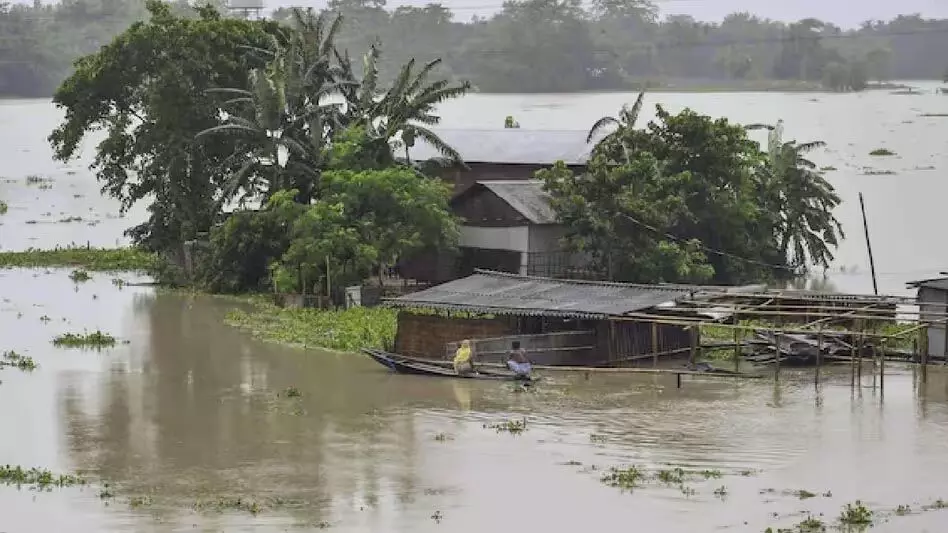 Assam में बाढ़ से मरने वालों की संख्या 116 हुई