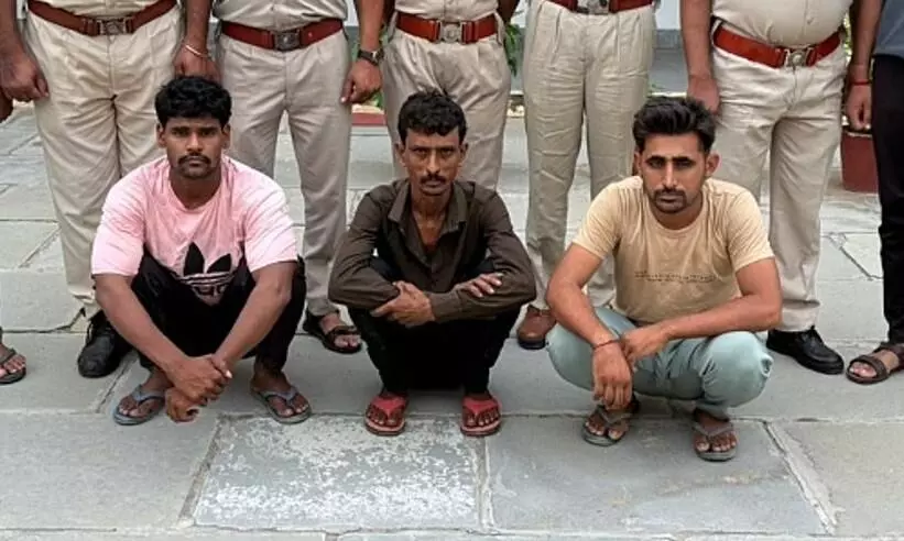 Rajsamand: पुलिस ने सरिया चोरी करने वाले 3 आरोपियों को दबोचा