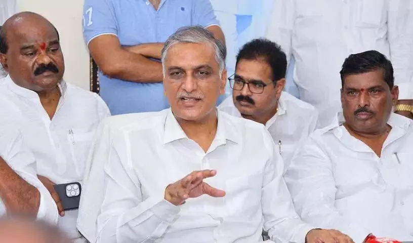 Harish Rao ने मल्लन्ना सागर और अन्य कालेश्वरम जलाशयों में पानी छोड़ने की मांग की