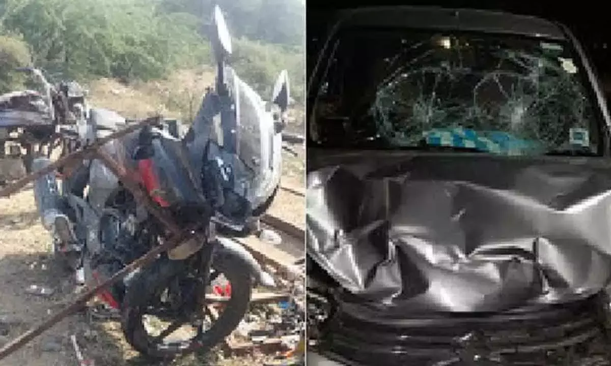 Telangana: कार और दोपहिया वाहन में टक्कर होने से एक व्यक्ति की मौत
