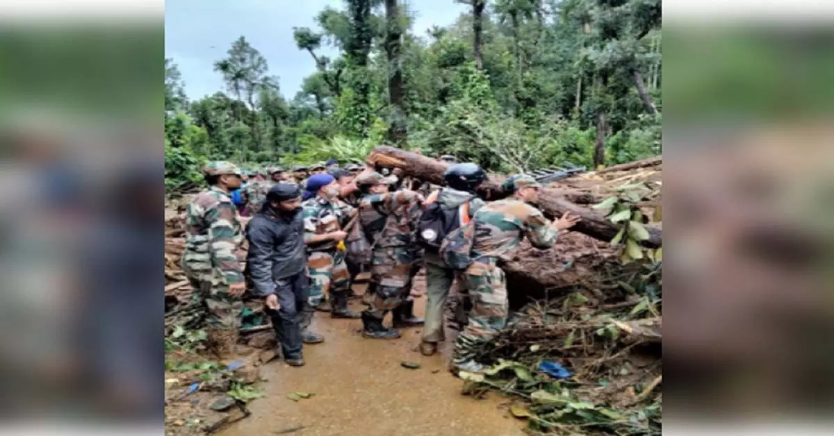 Wayanad में लापता व्यक्तियों की खोज जारी