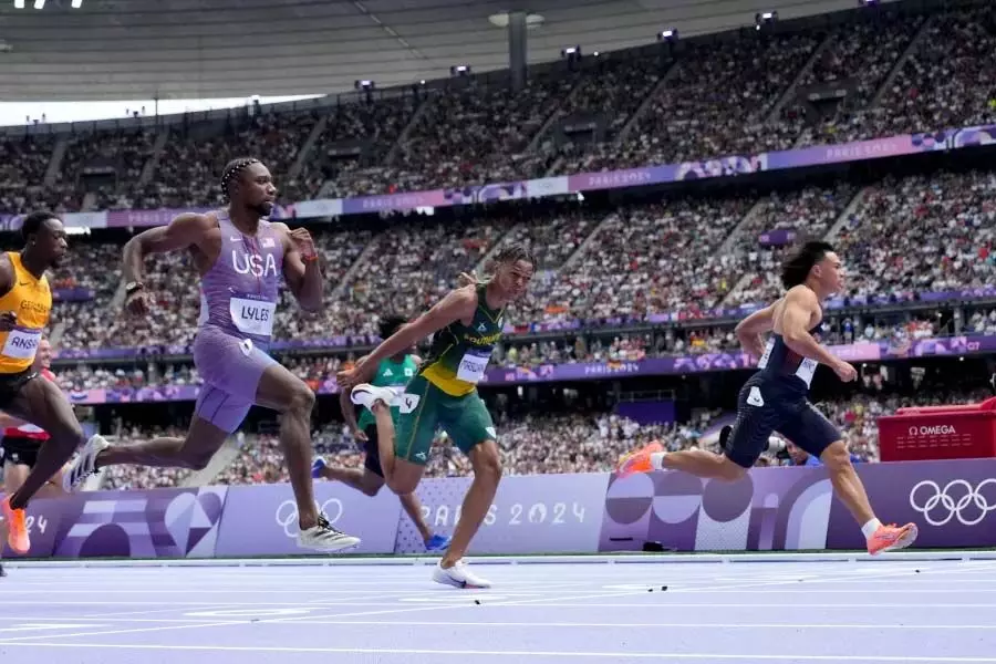 Paris Olympics में हिंचलिफ़ ने नोआ लाइल्स को हराया