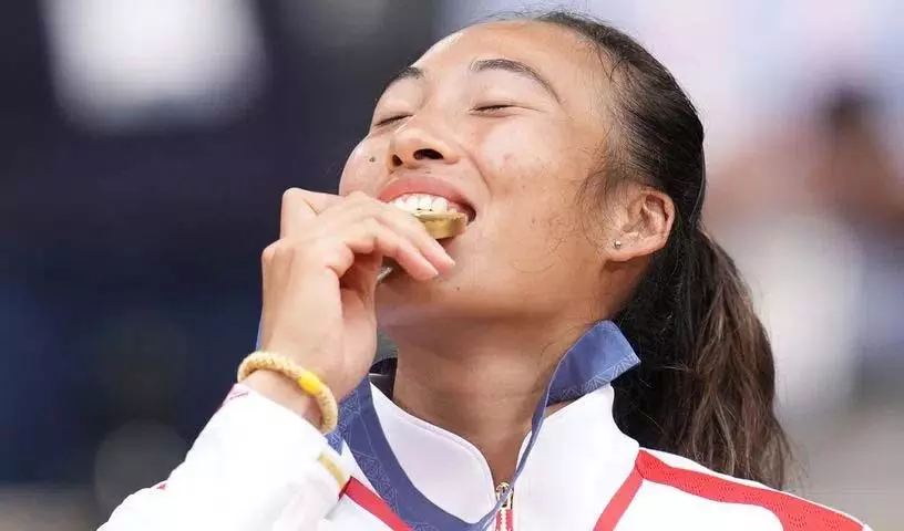 Olympic medal table में चीन शीर्ष स्थान पर, भारत 53वें स्थान पर