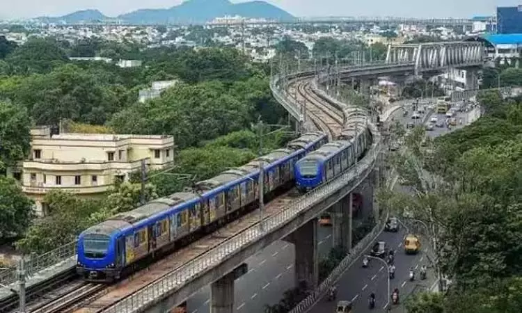 Chennai मेट्रो रेल परियोजना के लिए ध्वस्त किये जाने वाले मंदिरों का निरीक्षण किया