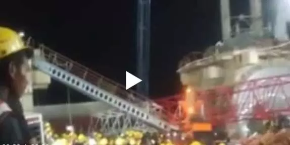Dima Hasao में डालमिया सीमेंट प्लांट में टावर क्रेन गिरने से पांच श्रमिकों के मारे जाने की आशंका