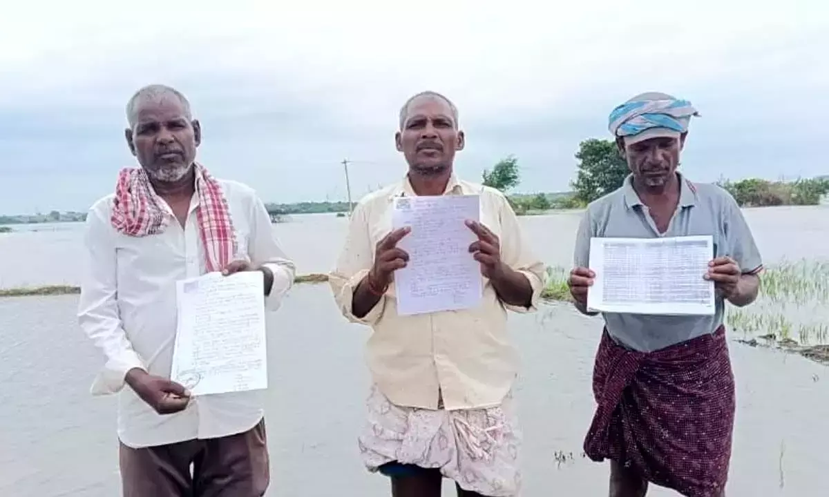 Telangana: कृष्णा नदी के उफान पर होने से किसानों की फसलें डूबीं