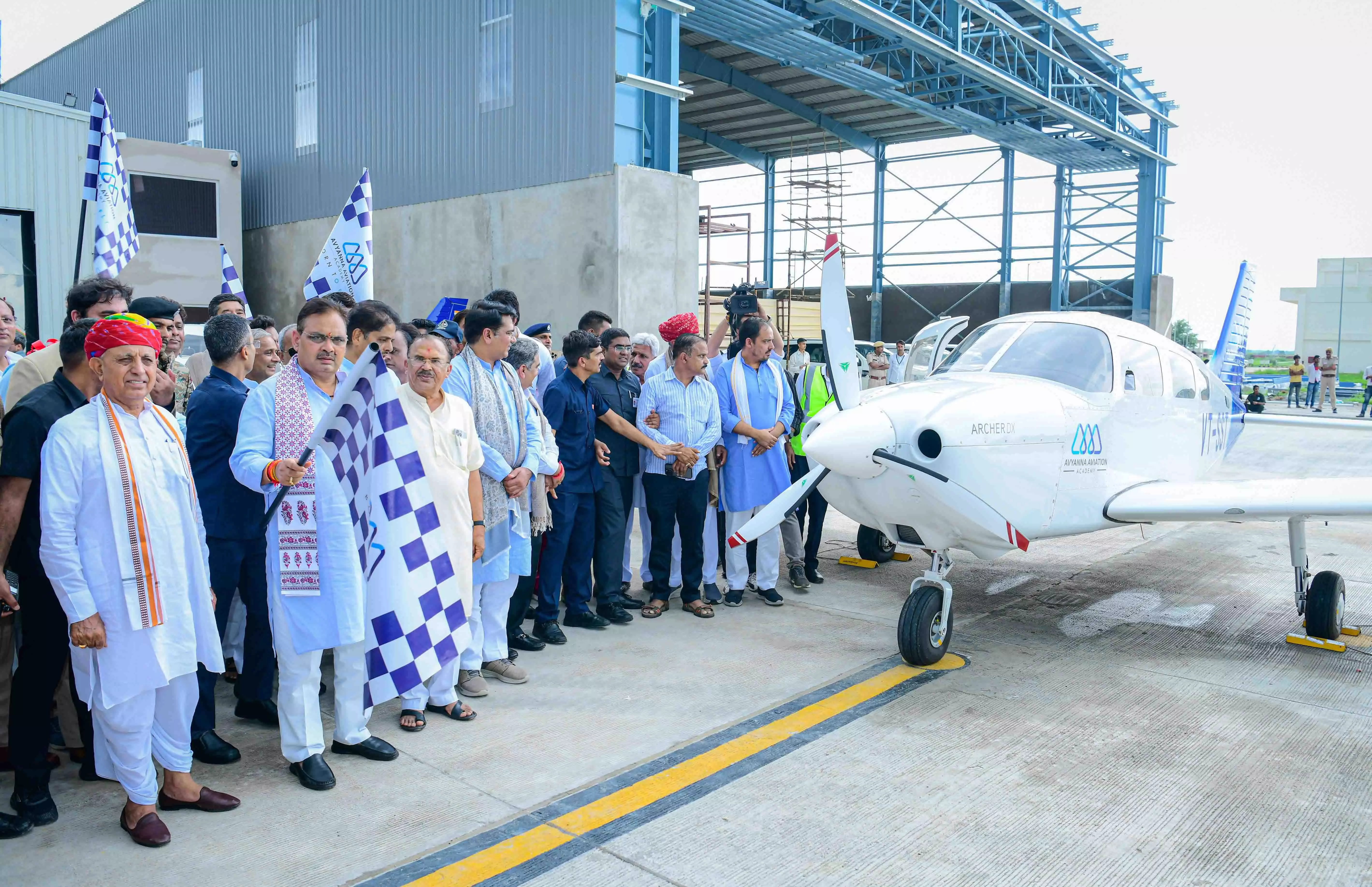 CM भजनलाल शर्मा - विमानन क्षेत्र में राजस्थान भर रहा लंबी उड़ान