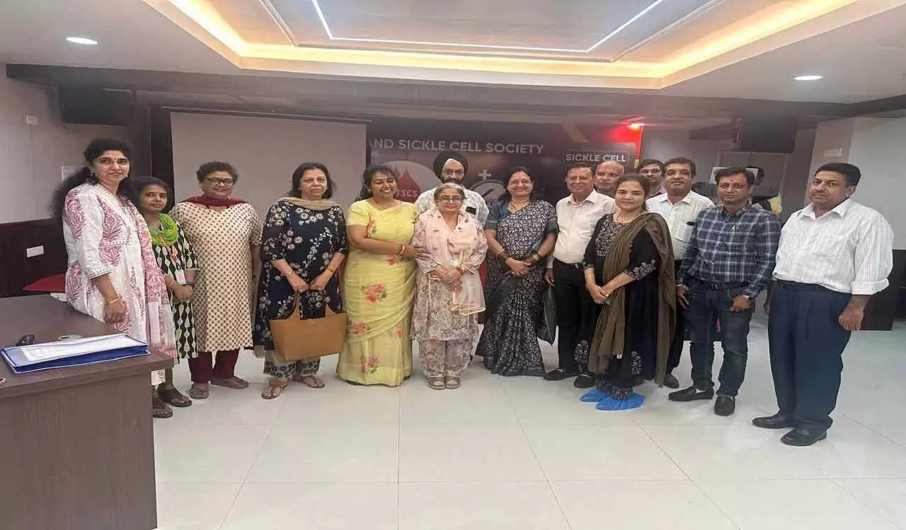 GANSID टीम ने हैदराबाद में थैलेसीमिया और सिकल सेल सोसाइटी (TSCS) का दौरा किया