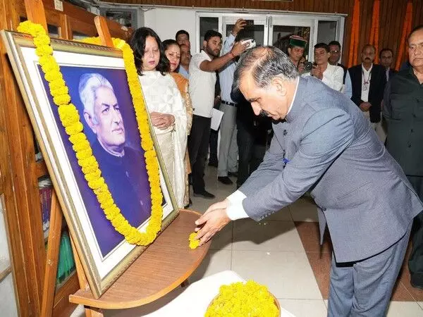 CM सुखू ने Dr. YS Parmar की 118वीं जयंती पर उन्हें श्रद्धांजलि दी, हिमाचल की प्रगति का जश्न मनाया