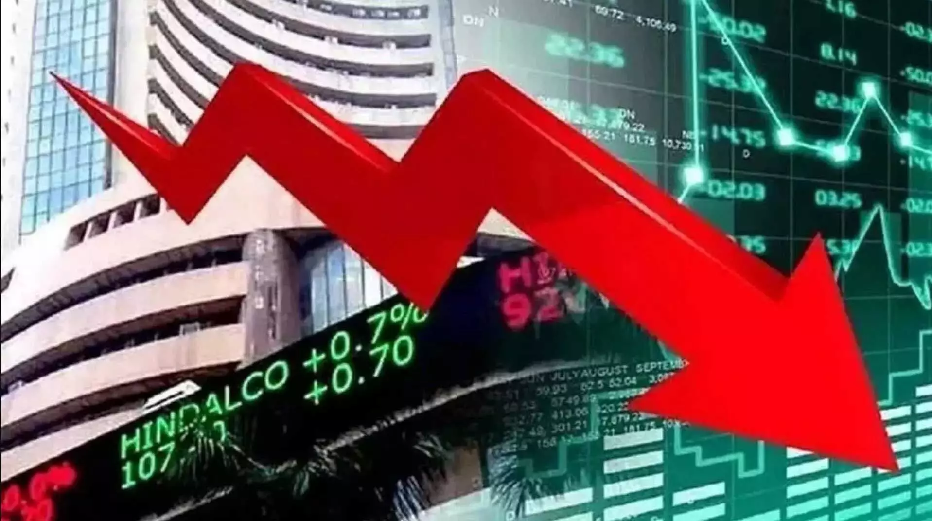 भारतीय शेयर बाजार में भारी गिरावट दर्ज