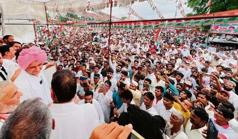 Haryana : नूंह के विकास के लिए काम करूंगा दीपेंद्र ने चुनावी घोषणा की