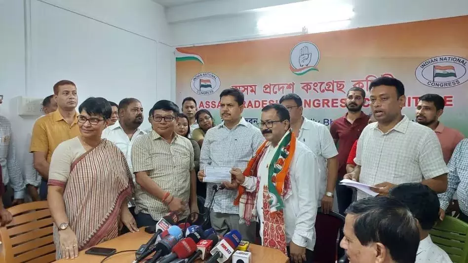 Assam में संयुक्त विपक्ष ने 2026 के राज्य विधानसभा चुनावों तक गठबंधन बनाए