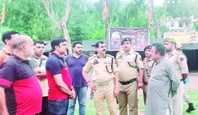 SSP Rajouri ने बुड्ढा अमरनाथ जी यात्रा की व्यवस्था की समीक्षा की