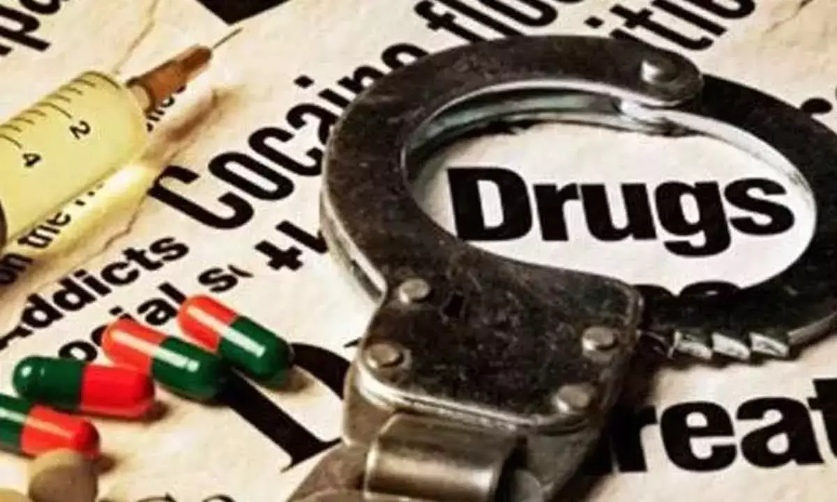 Police ने पांच ड्रग तस्करों को पकड़ा, 803 किलोग्राम गांजा जब्त