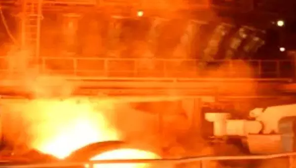 स्टील प्लांट में बड़ी घटना, टनल फर्नेस में आग लगने से 4 कर्मचारी घायल
