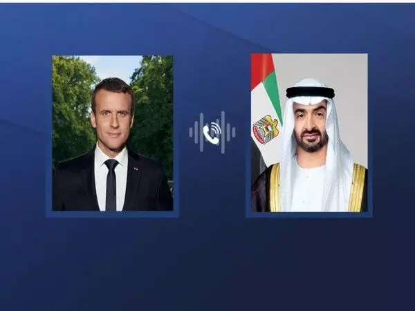 UAE के राष्ट्रपति को क्षेत्रीय घटनाक्रमों पर चर्चा के लिए फ्रांस के राष्ट्रपति से फोन आया
