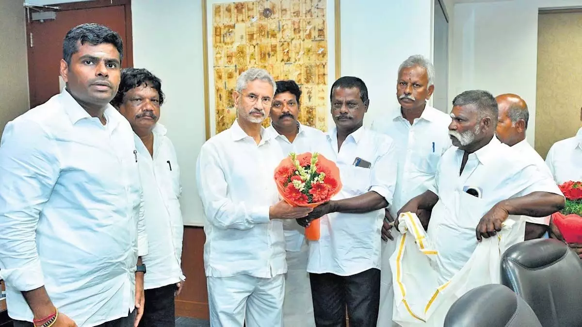 Tamil Nadu :  मछुआरों ने जयशंकर से मुलाकात की, श्रीलंका के साथ मुद्दों को खत्म करने की मांग की