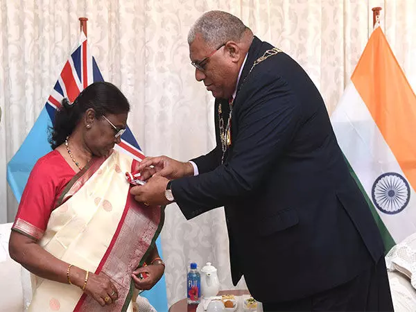 Murmu को फिजी के सर्वोच्च नागरिक सम्मान से सम्मानित किया गया: विदेश मंत्रालय