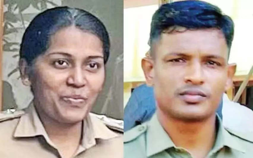 KERALA : अलप्पुझा पुलिस ने शॉल पकड़कर महिला को आत्महत्या करने से बचाया