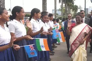 President Murmu ने फिजी में भारतीय प्रवासियों की सराहना की