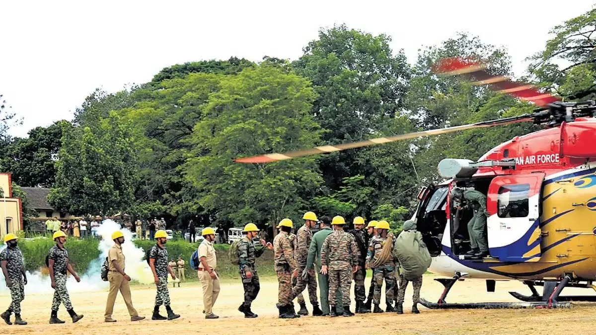 Wayanad landslide : बचाव कार्य जारी, 8वें दिन कोई शव नहीं मिला