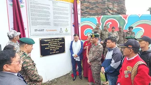 Arunachal : तवांग में ‘डॉन ऑफ वैलोर’ भित्तिचित्रों का अनावरण किया गया