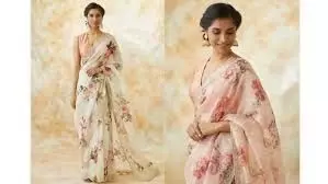 Floral Saree Look: एक्ट्रेस की तरह कम बजट में पाएं फ्लोरल साड़ी लुक