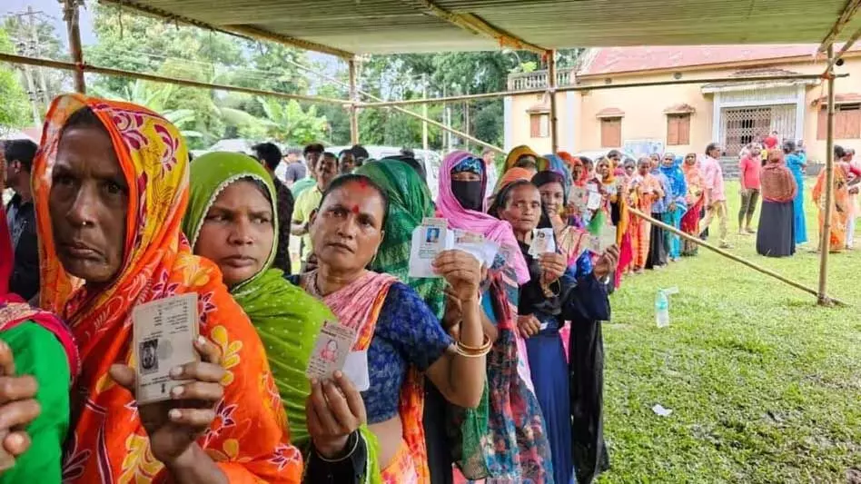 Tripura पंचायत चुनाव में छिटपुट घटनाओं के बीच शाम 4 बजे तक 79 प्रतिशत मतदान