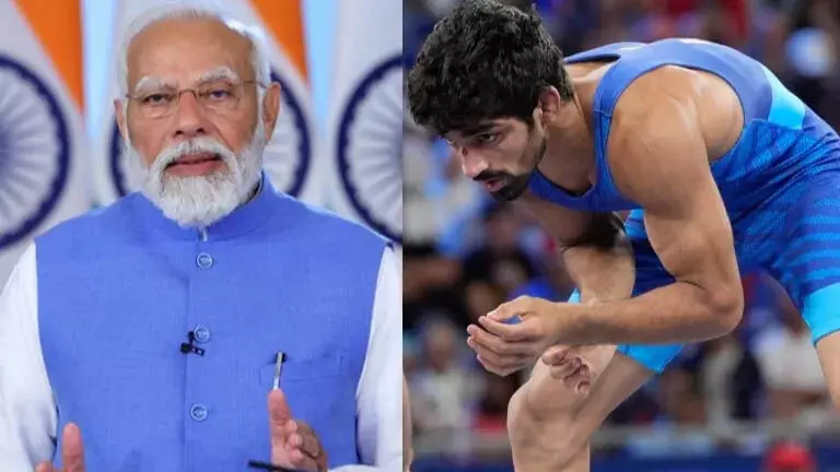 मोदी-सहवाग ने Olympic में कांस्य पदक जीतने पर अमन सेहरावत की सराहना की