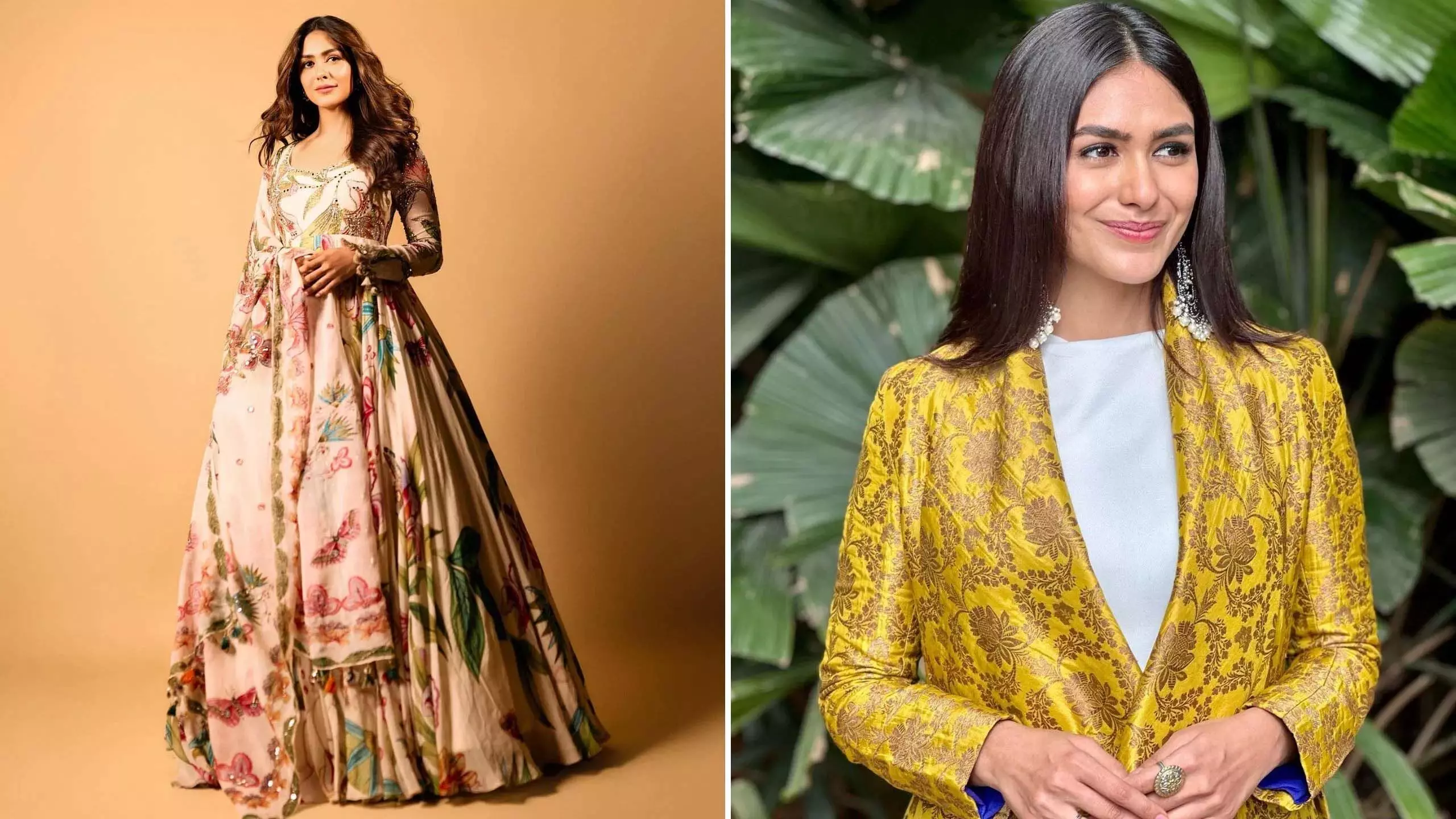 Mrunal Thakur Suits : मृणाल ठाकुर के स्टाइलिश सूट डिजाइंस देख करें लुक रीक्रिएट