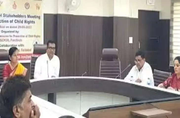 Faridabad: चाइल्ड होम की बच्चियों ने बाल संरक्षण आयोग के अध्यक्ष को सुनाई आपबीती