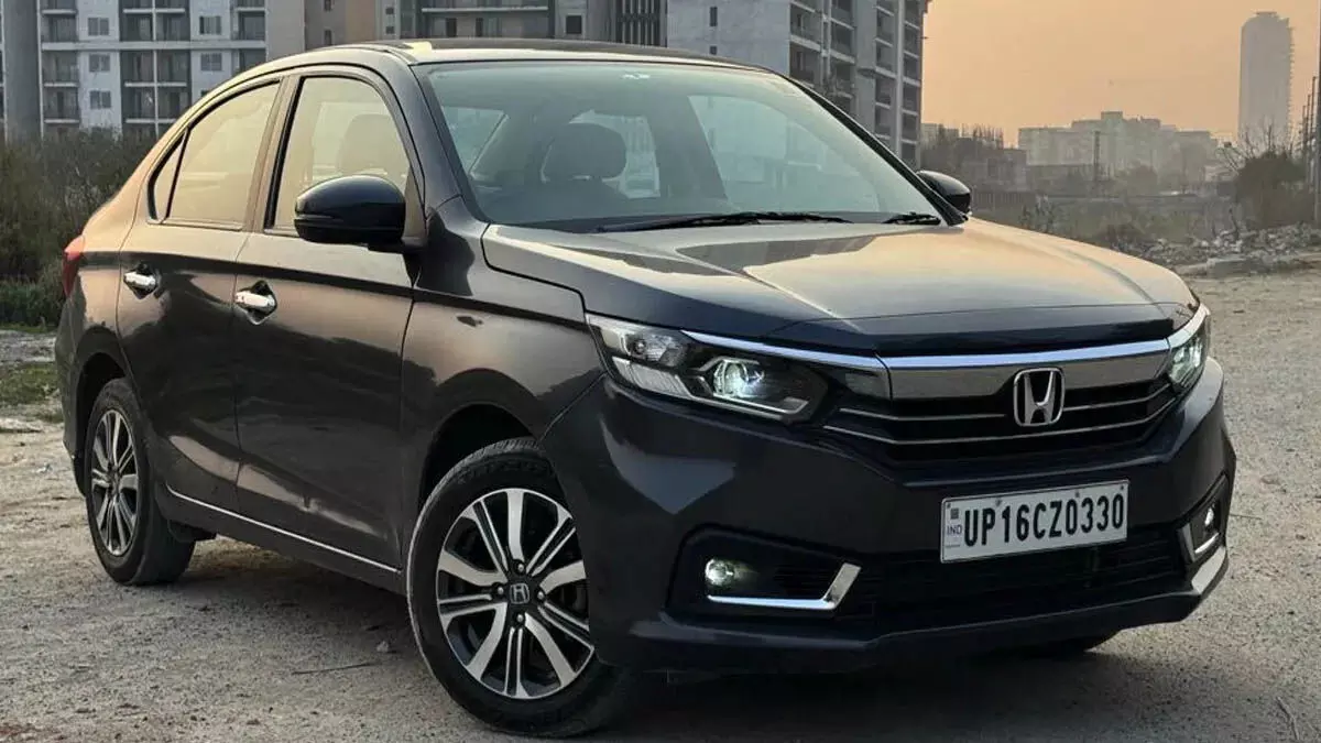 New Honda Amaze को एक बार फिर टेस्टिंग के दौरान देखा गया