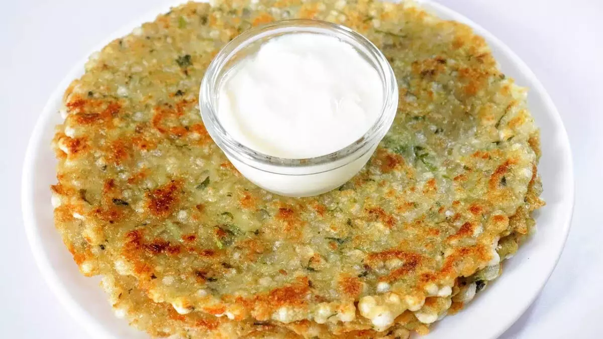 Sabudana Parantha और आलू की सब्जी