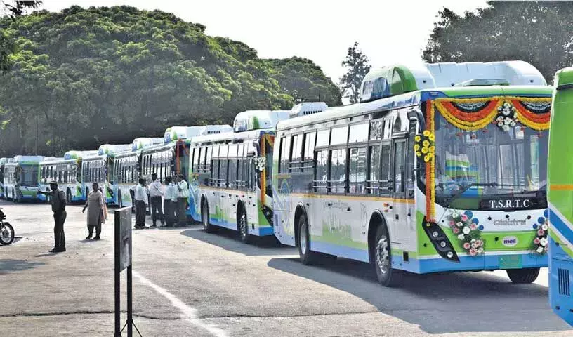 TGSRTC करीमनगर-हैदराबाद के बीच 33 इलेक्ट्रिक बसें चलाएगा