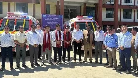 Arunachal : दुकम ने टीकेडीएच के लिए एंबुलेंस को हरी झंडी दिखाई