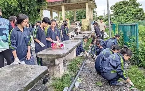 Arunachal : एज़े नदी के किनारे सफाई अभियान