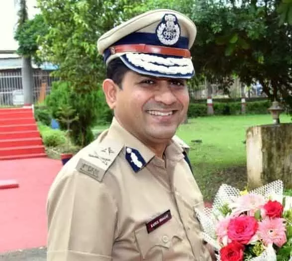 IPS राहुल भगत को पदक