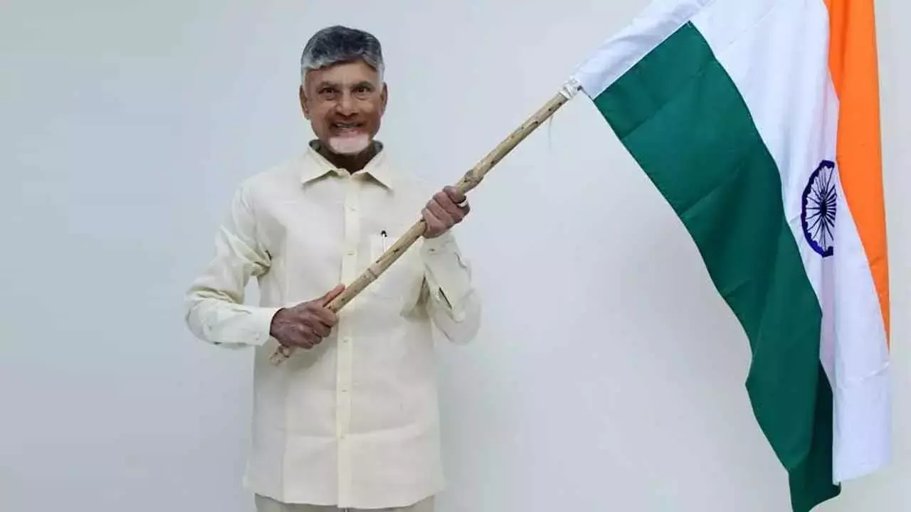 Chandrababu ने स्वतंत्रता दिवस की शुभकामनाएं दीं