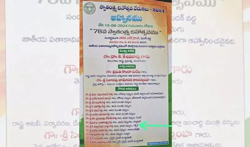 KCR के प्रति अनादर को लेकर मेडक के अधिकारियों की आलोचना