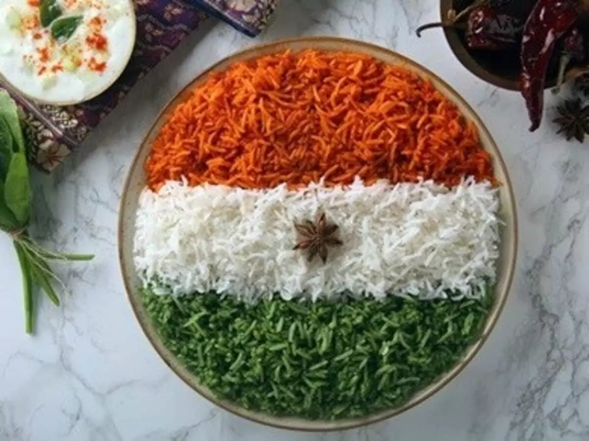 Tiranga Pulao,आसान बनाने का तरीका